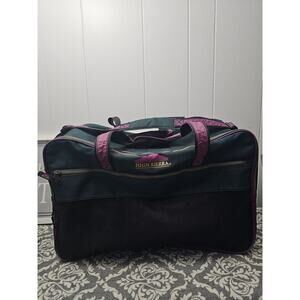 Vintage 90s High Sierra Duffle Bag Purple Green Travel Bag Luggage 22in